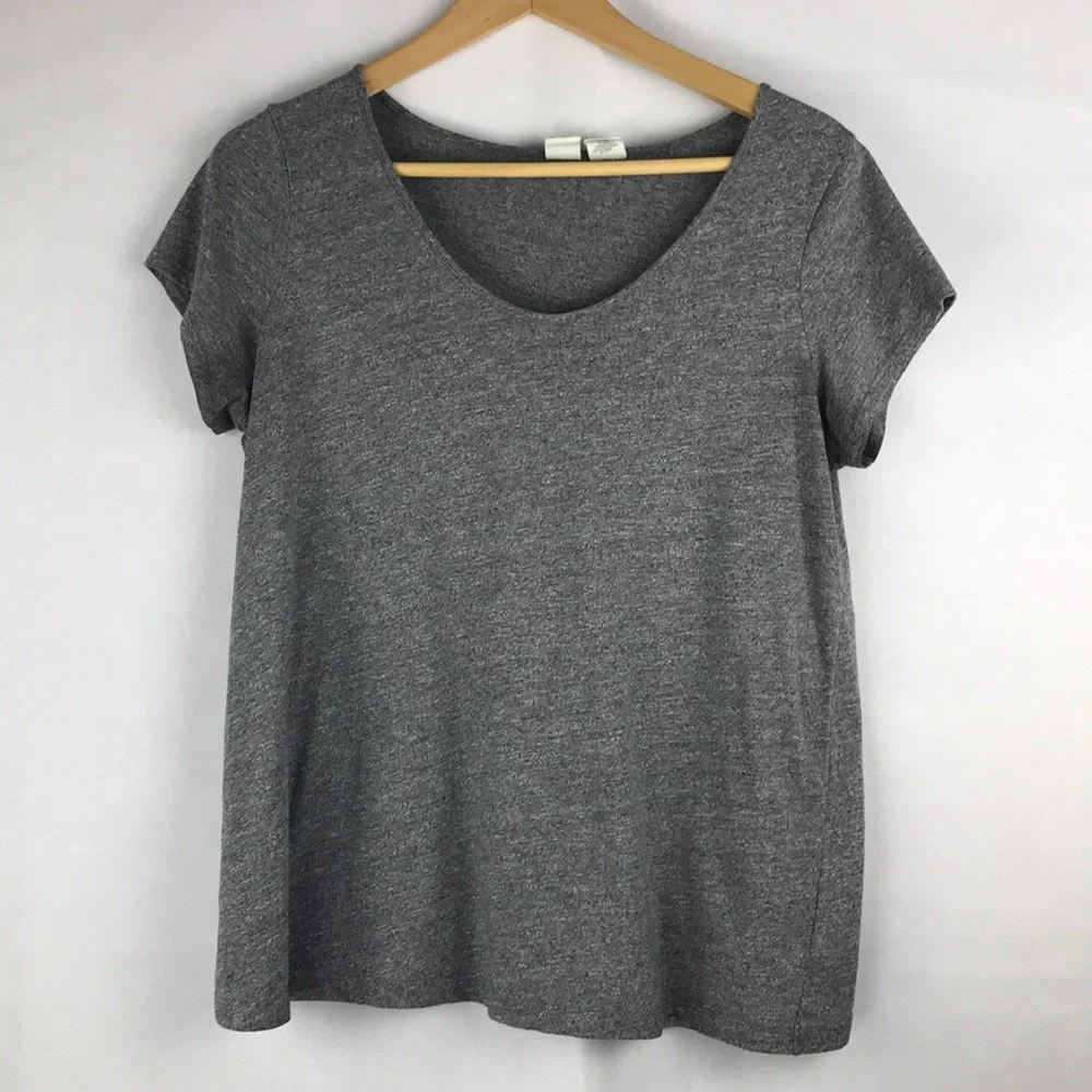 ARTISAN NY Gray Tee Top size M- Basic Yoga Workout Casual Everyday Soft Comfy